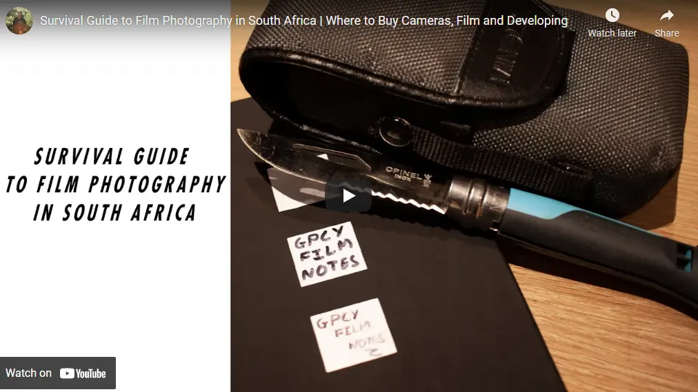 Survival Guide to Film Photography in South Africa | Where to Buy Cameras, Film and Developing